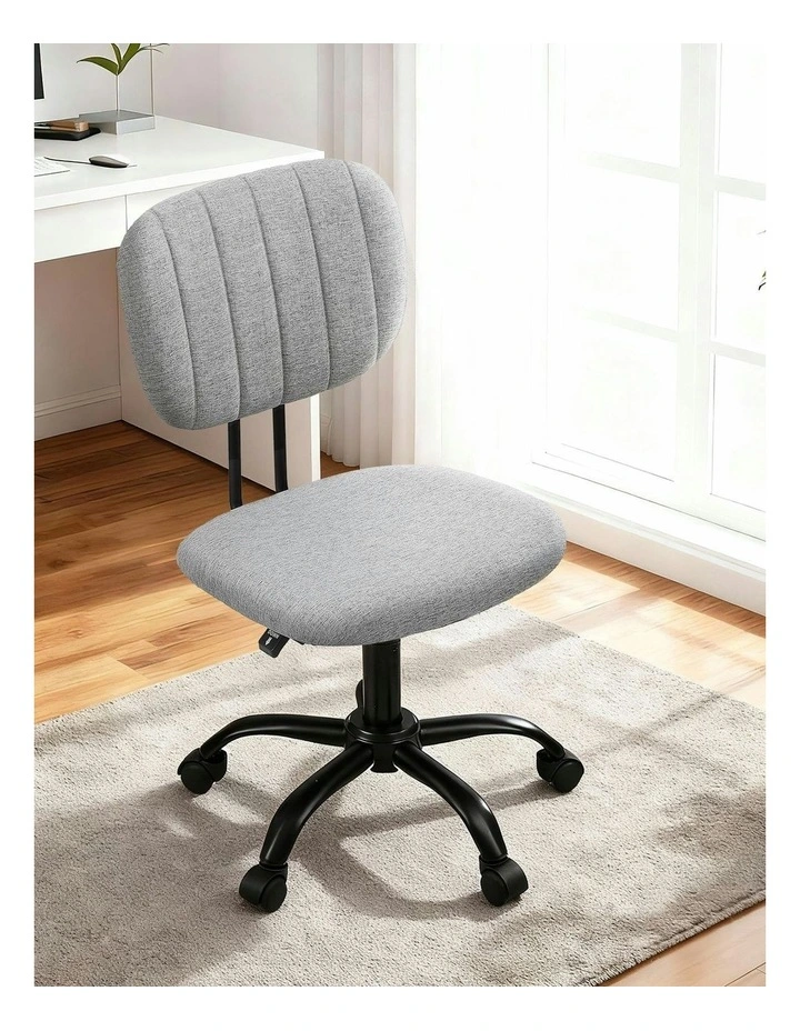 Armless Office Chair in Grey image 3