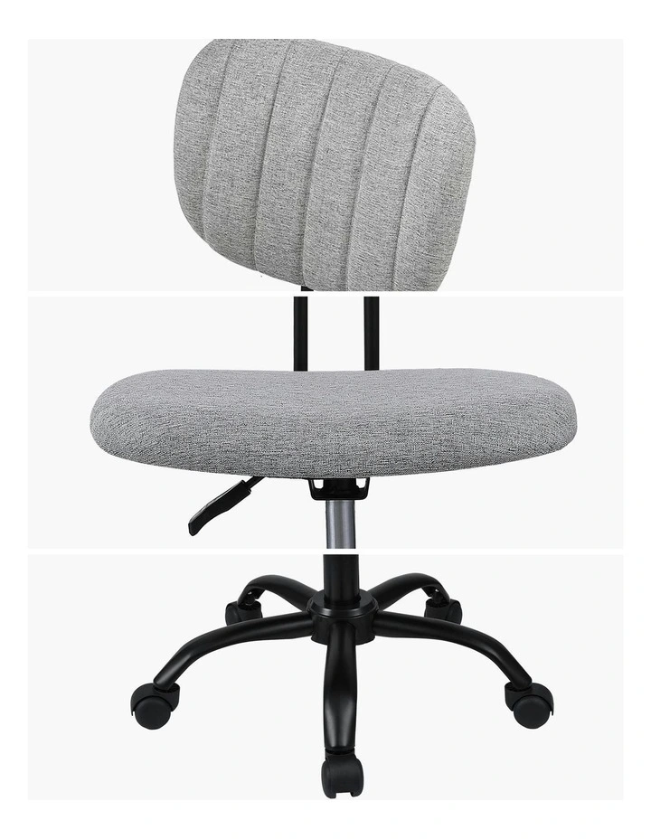 Armless Office Chair in Grey image 7