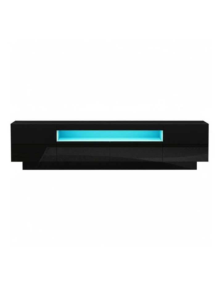 RGB LED Entertainment Unit 180cm in Black image 4