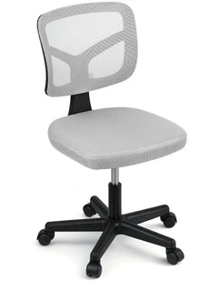 Armless Office Chair in Grey