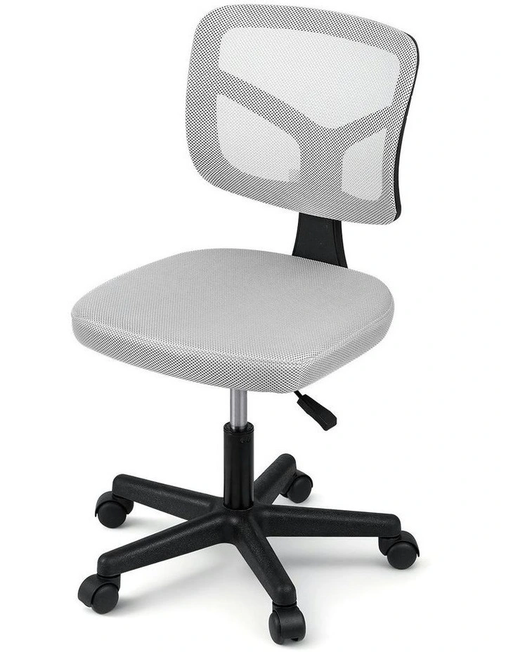 Armless Office Chair in Grey image 2
