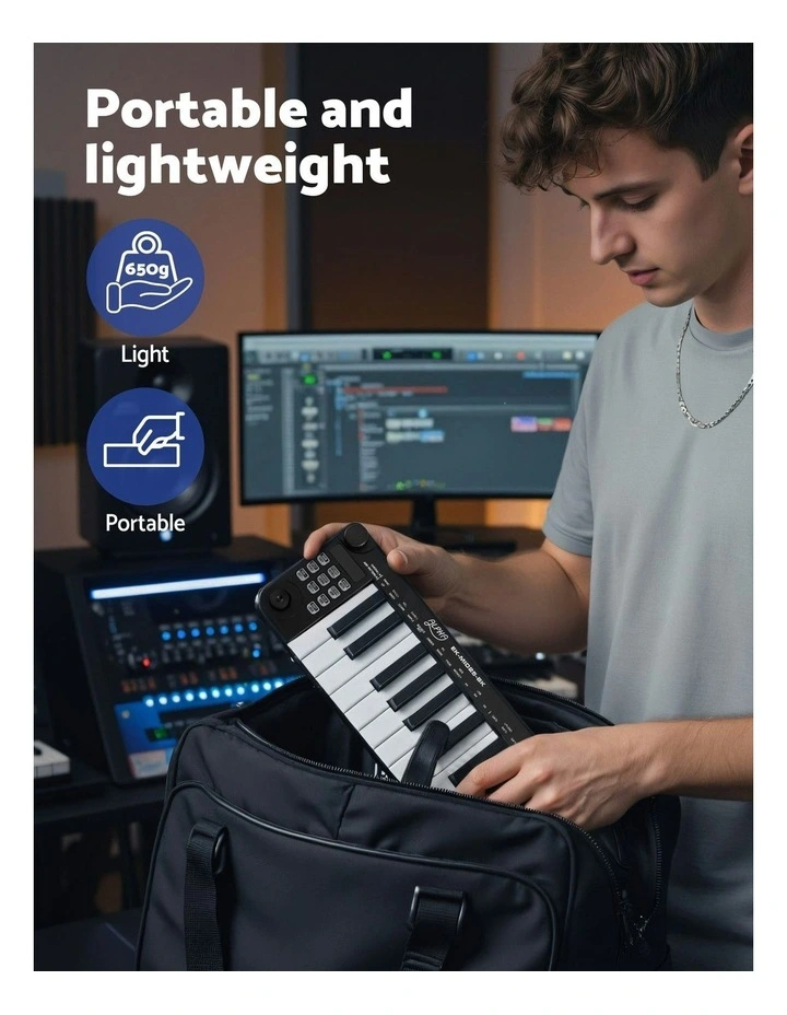 25-Key Portable Midi Keyboard image 7