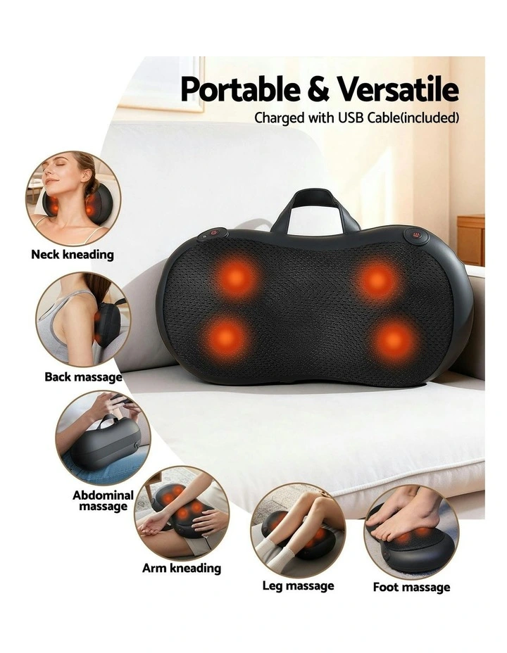 Neck And Back Massager With Heat Kneading image 5