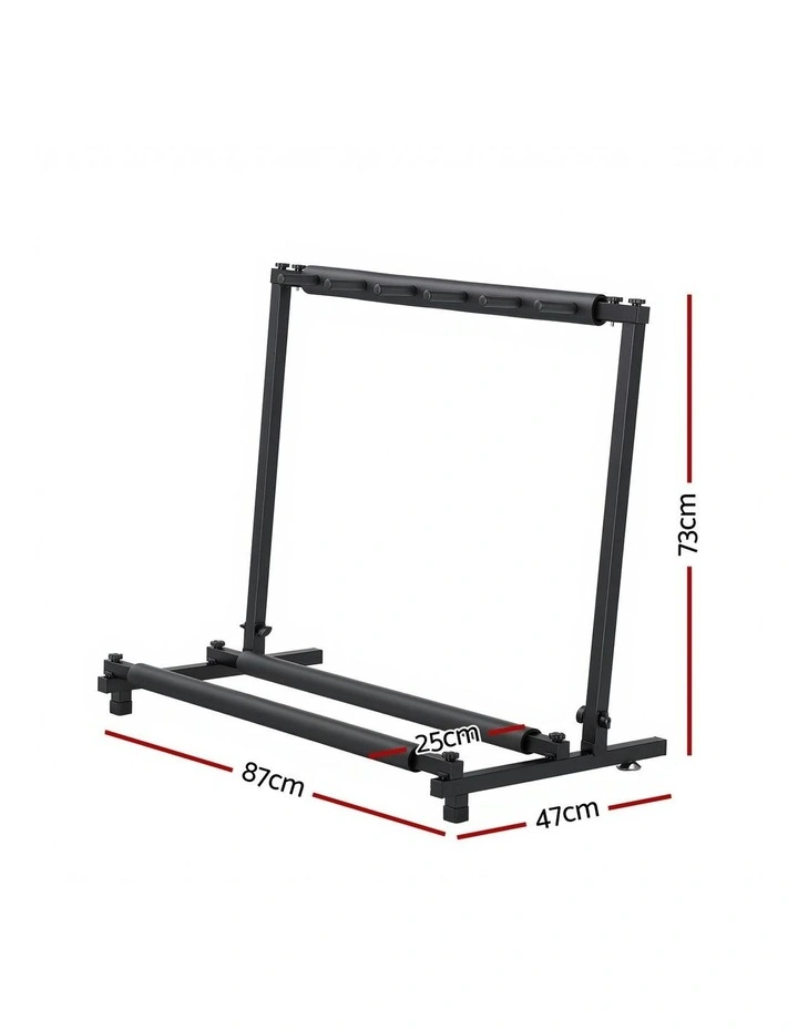 5 Space Folding Guitar Stand Rack Holder Display image 4