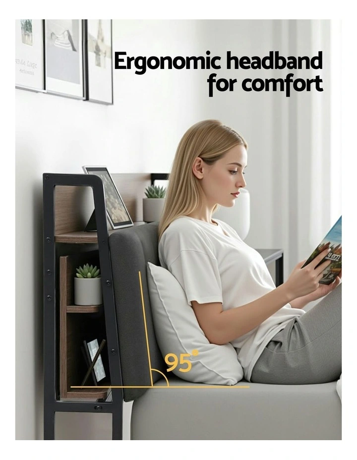 King Size Storage Bed Frame in Black image 7