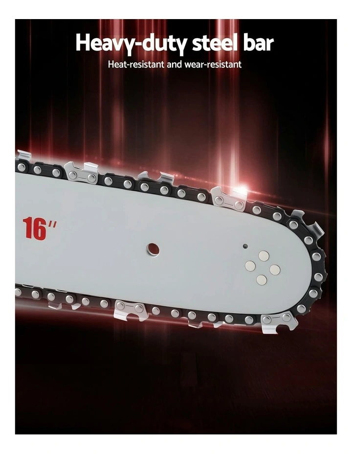 Bar Chain Petrol Chainsaw 16'' in Black image 7