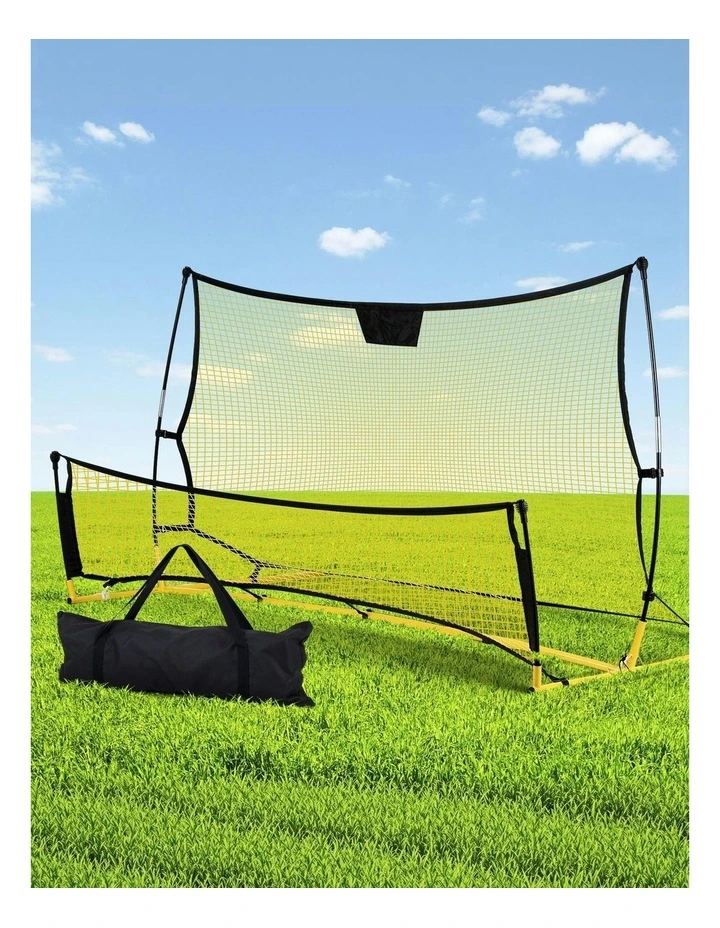 Football Soccer Net Portable Goal Net Rebounder 2.1m in Yellow image 3