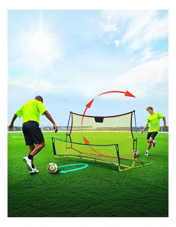 Football Soccer Net Portable Goal Net Rebounder 2.1m in Yellow image 5