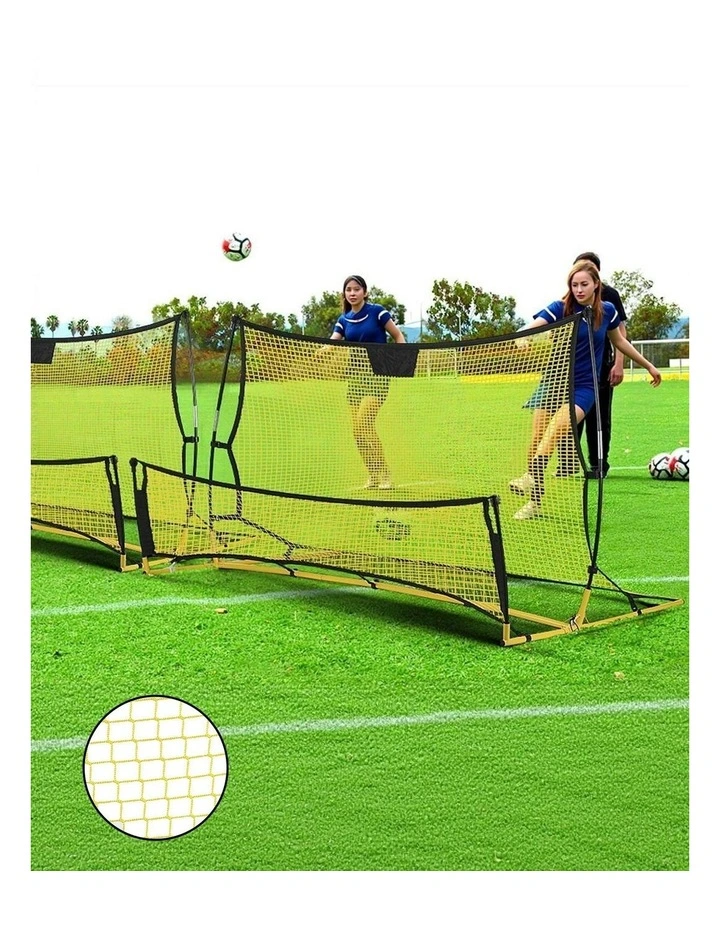 Football Soccer Net Portable Goal Net Rebounder 2.1m in Yellow image 6