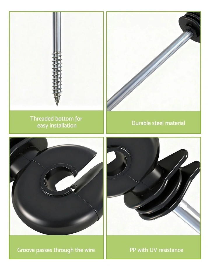 Electric Fence Kit includes 100 Pieces in Black image 6