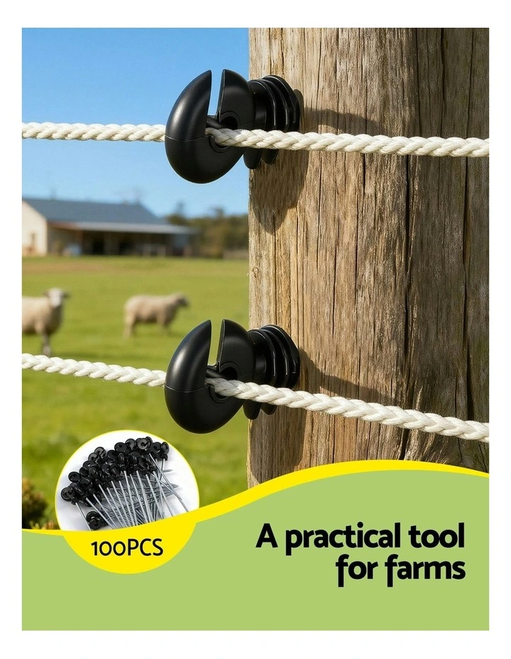 Electric Fence Kit includes 100 Pieces in Black image 7