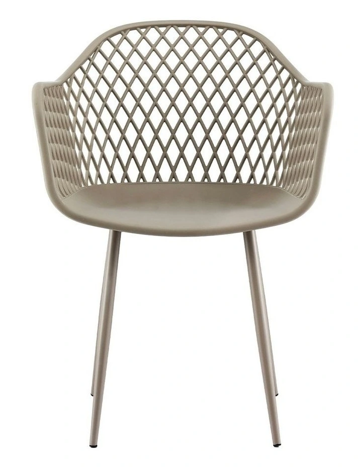 PP Lounge Patio Garden Outdoor Dining Chairs 4 Piece in Coffee image 2