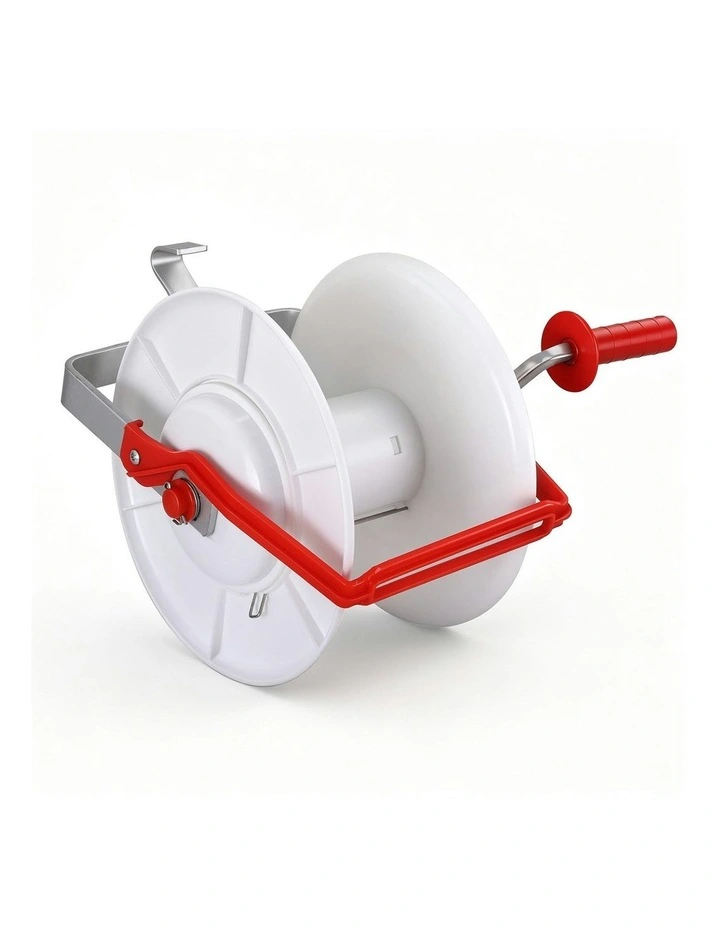 Electric Fence Reel Geared Portable Polywire Fencing Farm in White image 2