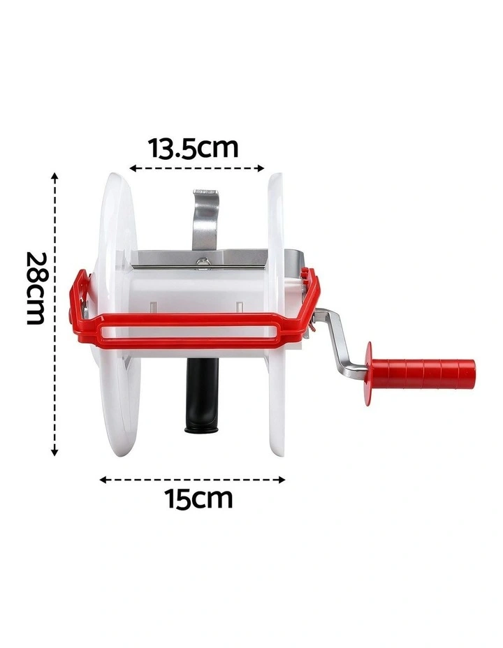 Electric Fence Reel Geared Portable Polywire Fencing Farm in White image 4