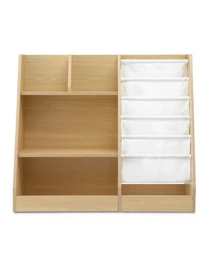 Bookshelf Bookcase Storage Rack Display Shelves Holder in Wood image 7