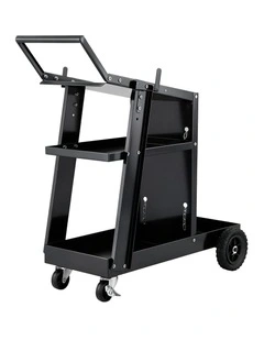 Welding Trolley Cart Welder Mig Tig Arc Mma Welder Plasma Cutter Storage in Black