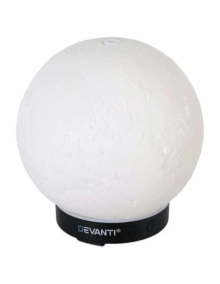 Ultrasonic Aroma Diffuser Aromatherapy Moon Lamp 200ml image 2
