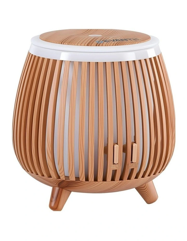 LED Lights Ultrasonic Aroma Diffuser 140ml in Deep Wood image 2