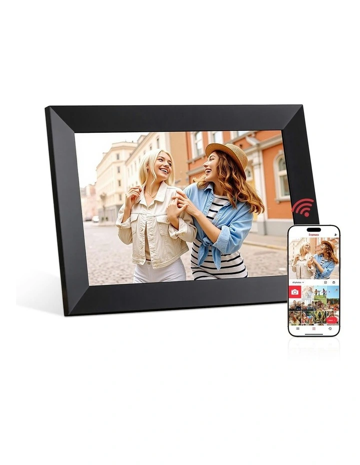 WIFI Touch-Screen Picture Video Player 32G Digital Photo Frame 10.1 Inch in Black image 1