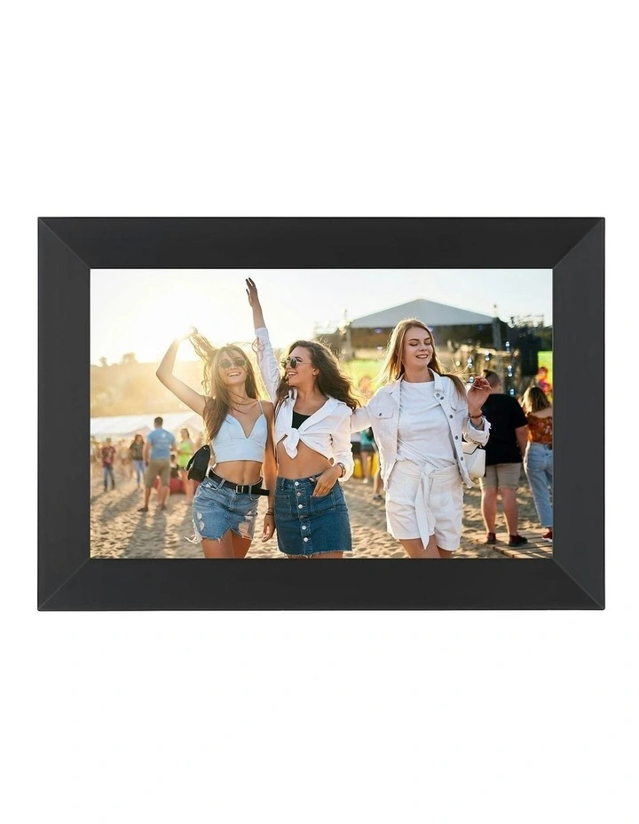 WIFI Touch-Screen Picture Video Player 32G Digital Photo Frame 10.1 Inch in Black image 2