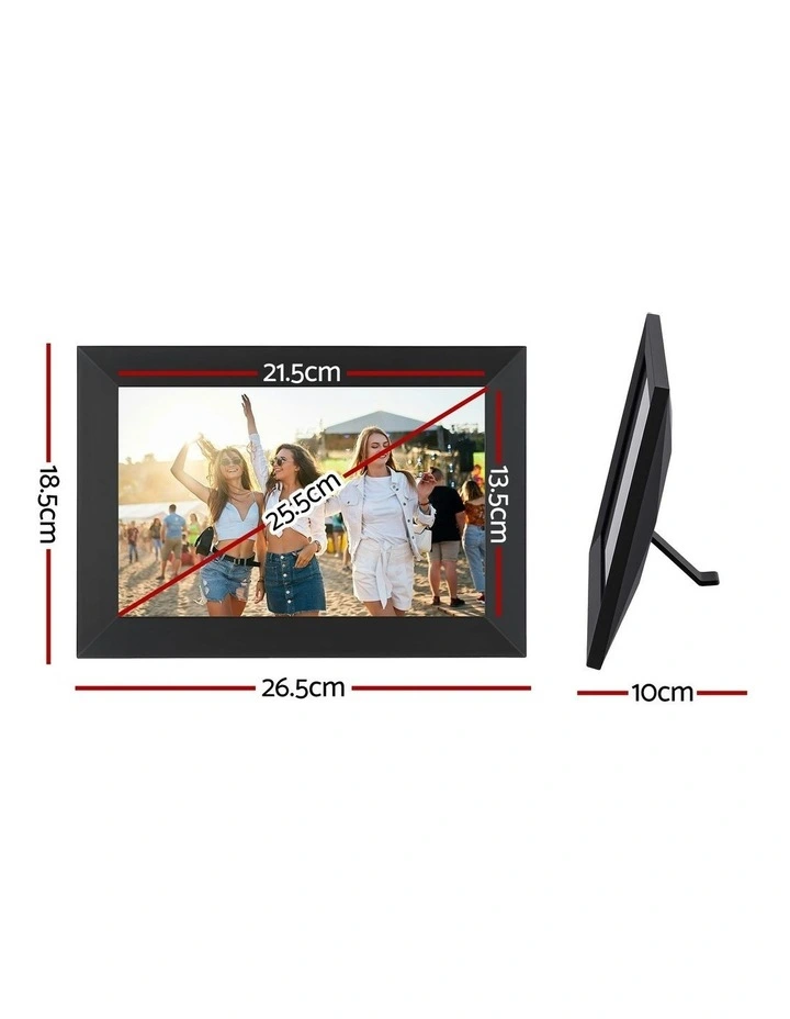 WIFI Touch-Screen Picture Video Player 32G Digital Photo Frame 10.1 Inch in Black image 4