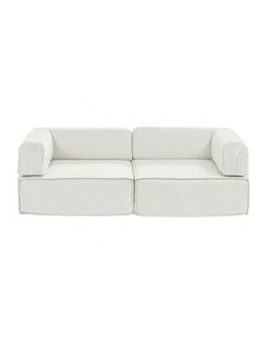 Convertible Folding Sofa Bed Beign in White