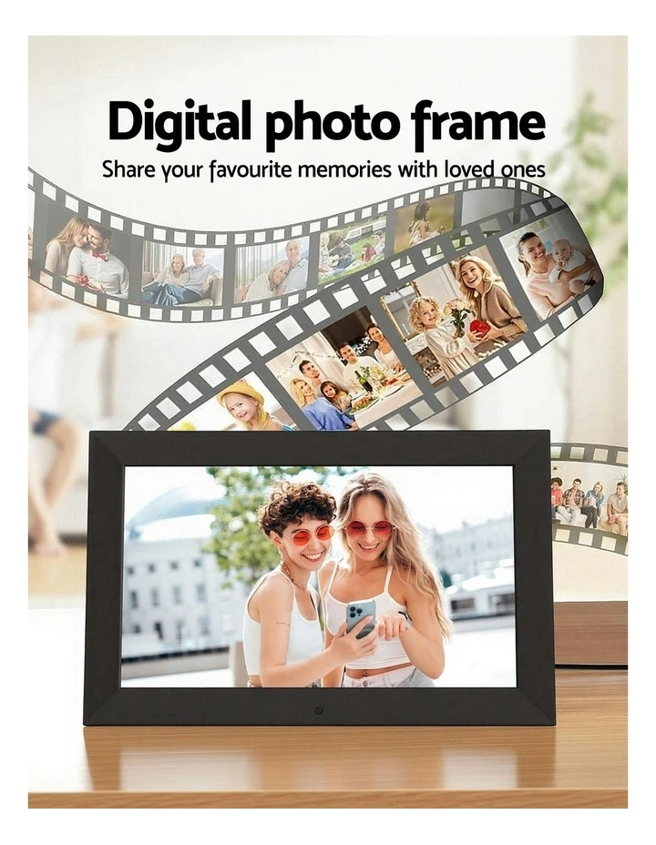 10-inch Digital Day Clock in Black image 7