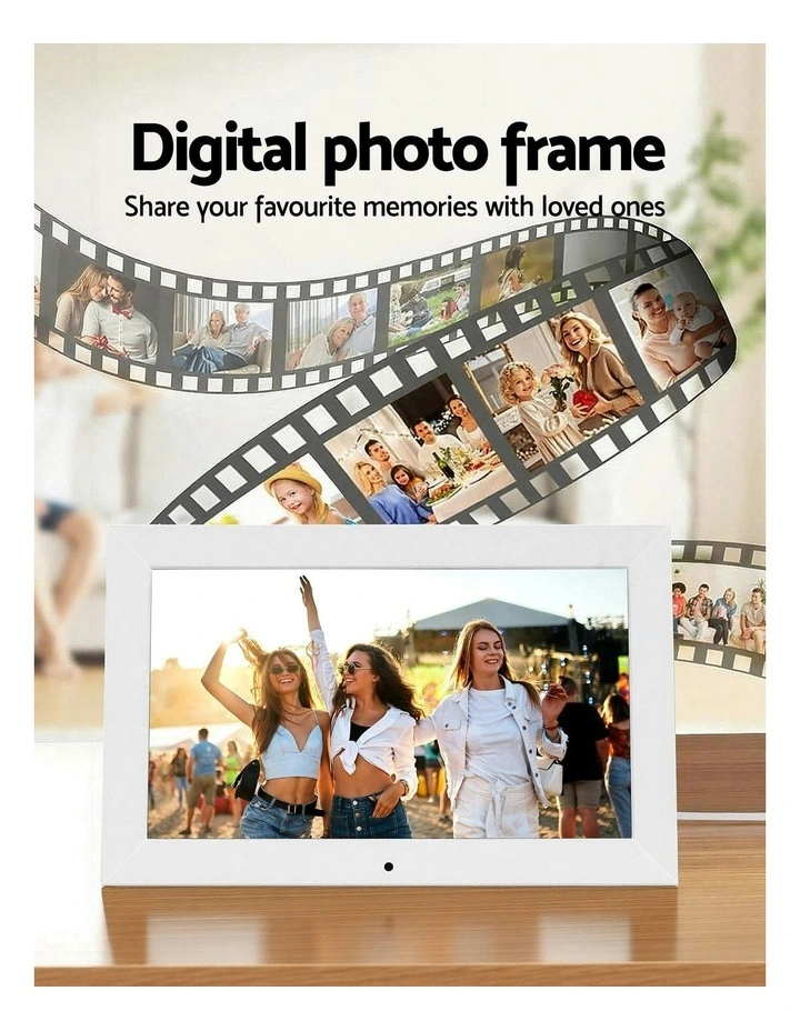 10-inch Digital Day Clock in White image 7