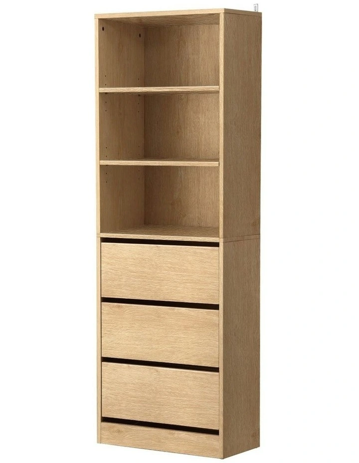 Drawers Tallboy Cabinet Chest of 3 in Pine image 1