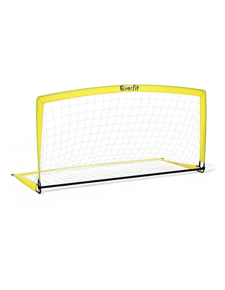 Portable Goal Net Rebounder Sports Training Football Soccer Net 2m in Yellow image 2
