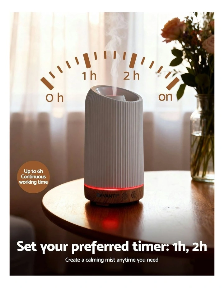 LED Lights Ultrasonic Aroma Diffuser 200ml image 7