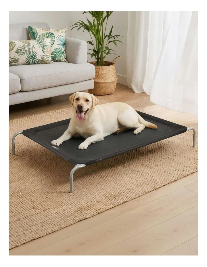 Heavy Duty Pet Bed Large 90x137cm in Black image 3