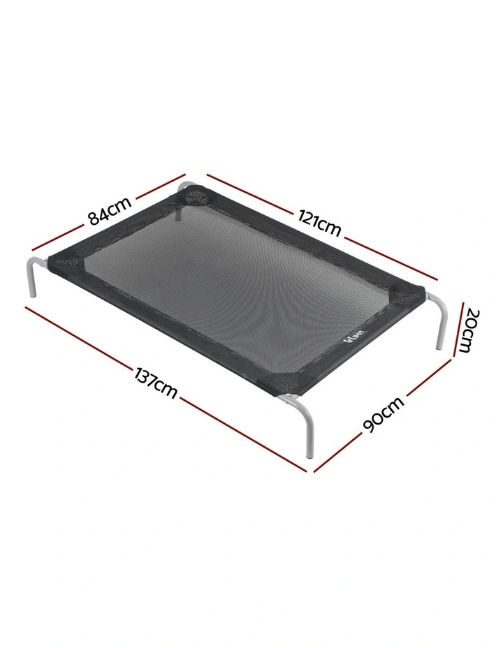 Heavy Duty Pet Bed Large 90x137cm in Black image 4