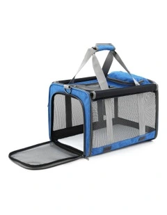 Premium Pet Carrier Backpack in Blue