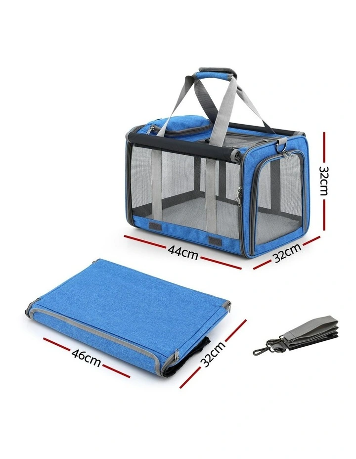 Premium Pet Carrier Backpack in Blue image 4