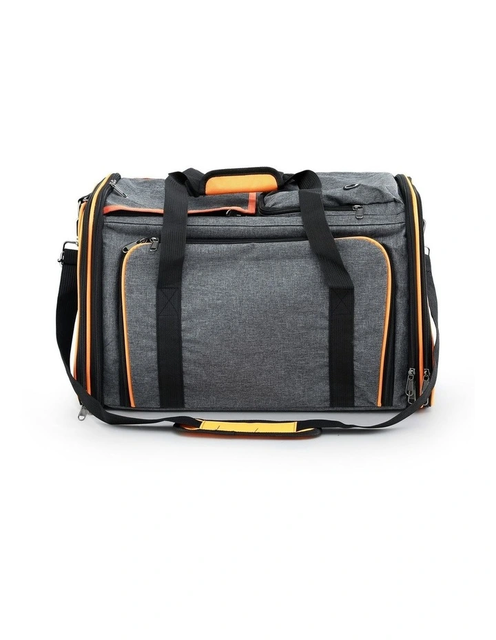 Premium Pet Travel Bag in Grey image 2