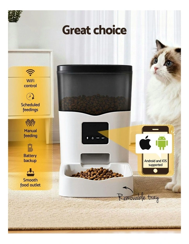Automatic Pet Feeder Wifi 3L in Multi image 5