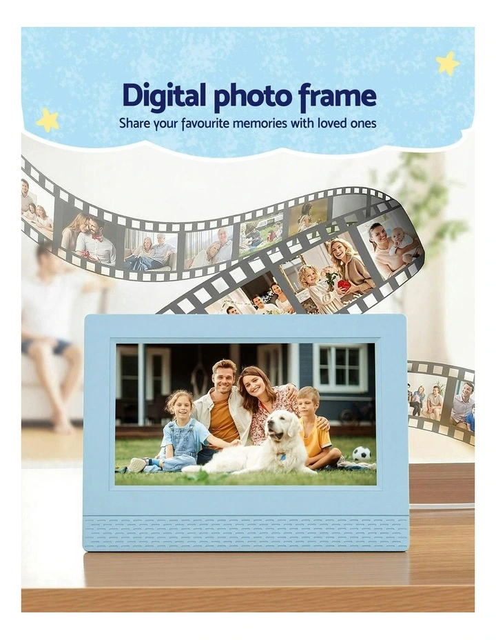 LCD Sleep Trainer Clocks 7 Inch in Blue image 7