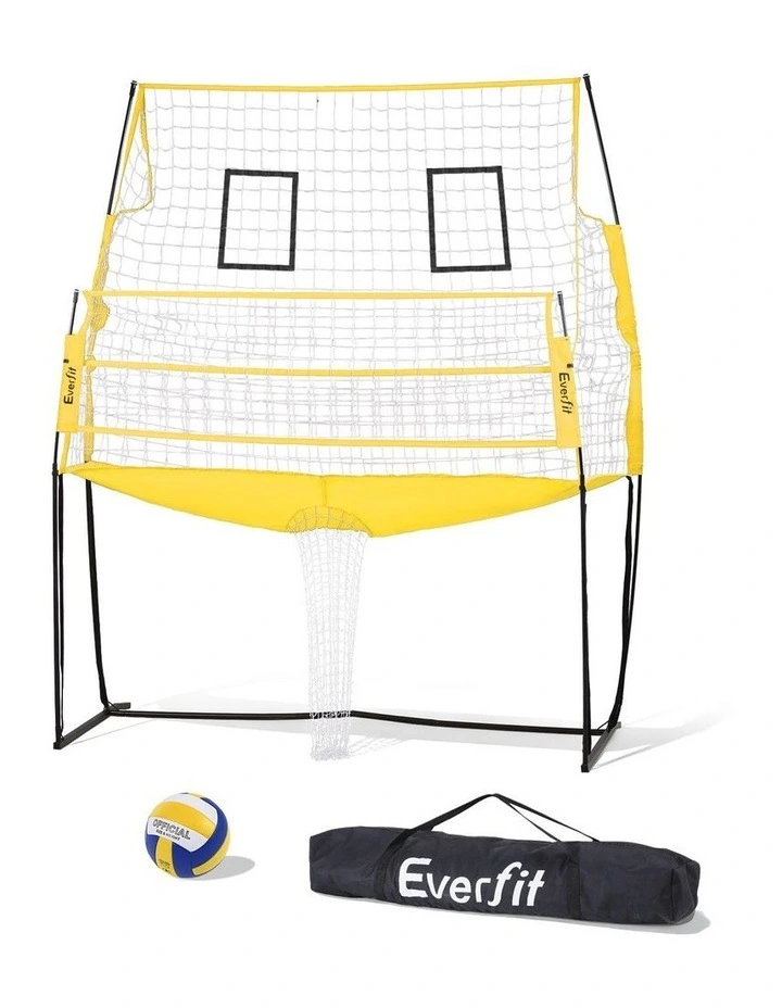 Free-standing Adjustable Height Portable Volleyball Net 8ft in Multi image 1