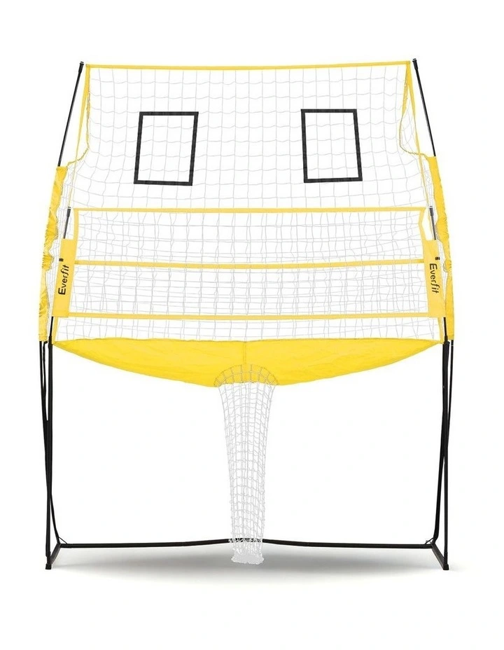 Free-standing Adjustable Height Portable Volleyball Net 8ft in Multi image 2