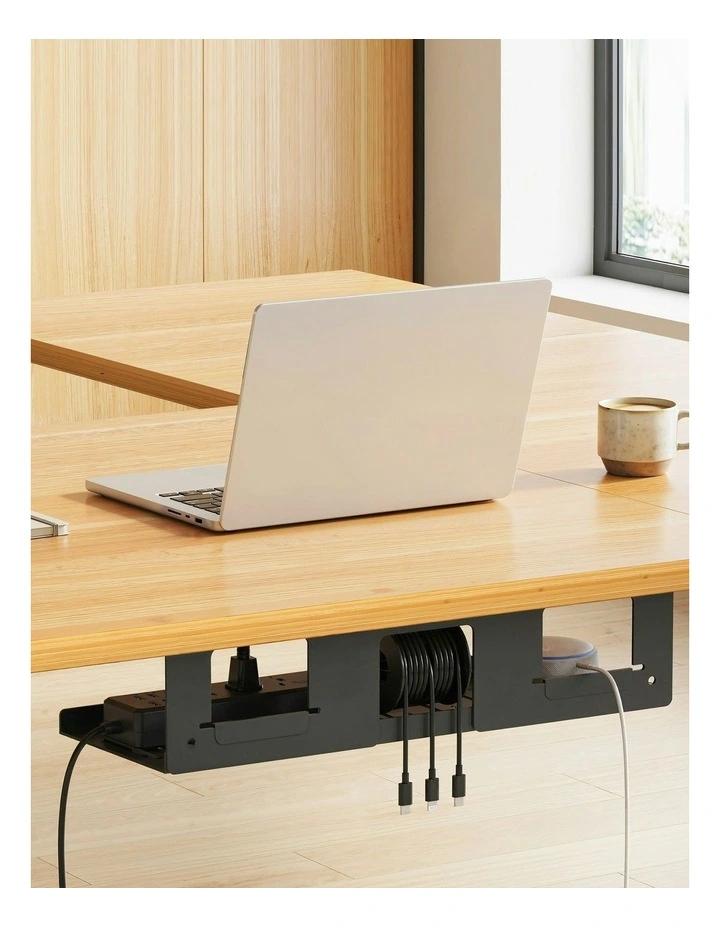 L-Shape Electric Standing Desk Sit Stand Up Height Adjustable Motorised in Brown image 6