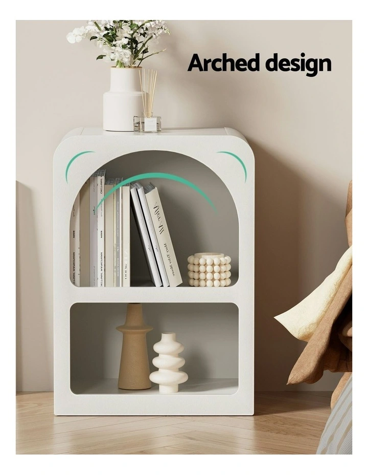 Velvet King Single Storage Bed Frame with Bedside Table in Pink image 7