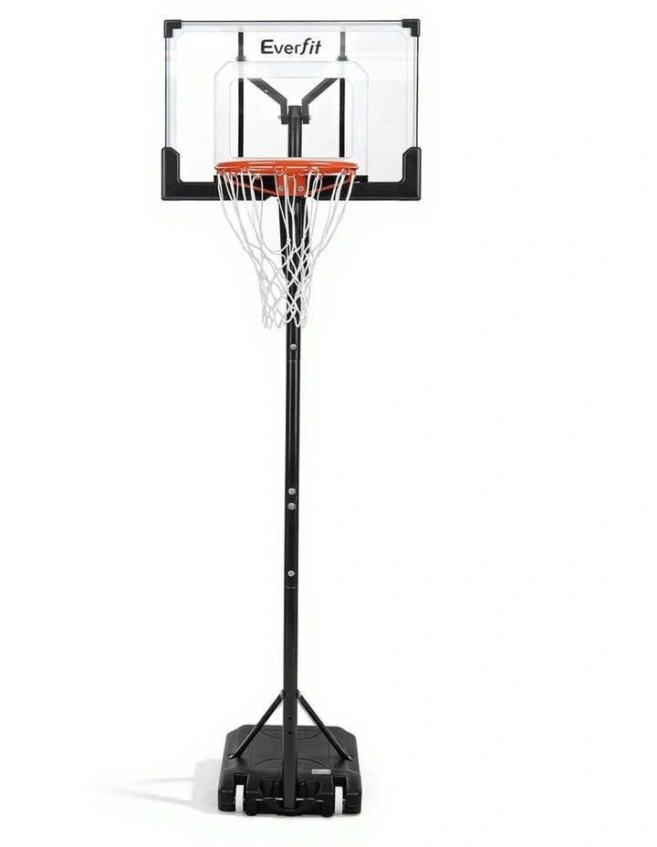 Everfit Portable Basketball Hoop Adjustable Pool Goal System Backyard 1.05M-2.1M image 1
