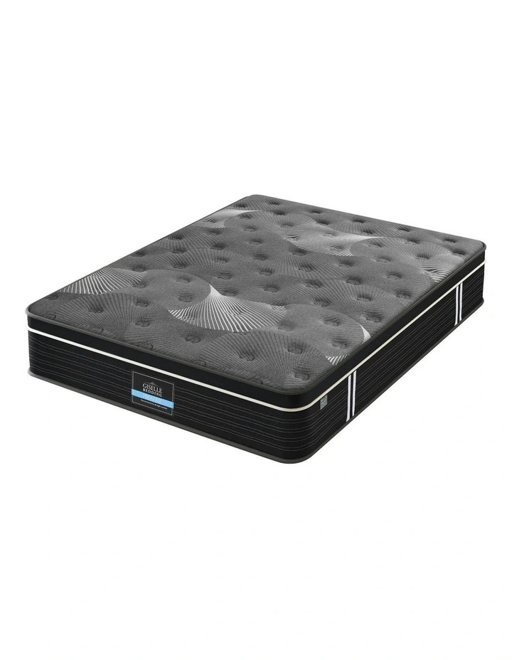 Graphene Memory Foam Medium Firm Euro Top Mattresses Double 35cm in Grey image 1