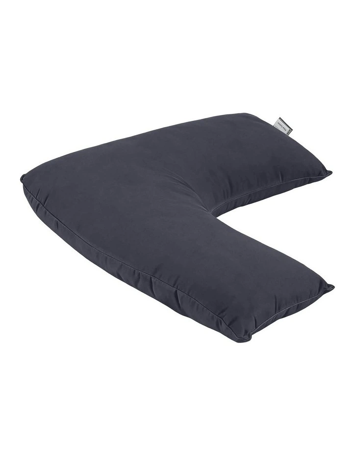 V Shape Pillow Boomerang Nursing Body Cushion in Grey image 2