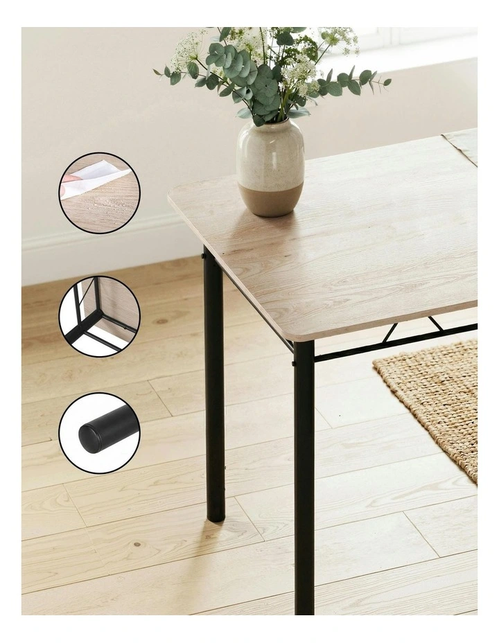 Dining Table And Chairs Set of 5 in Oak image 7