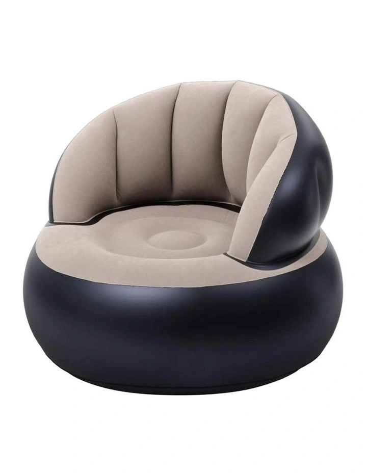 Blow Up  Air Folding Inflatable Sofa in Black image 1