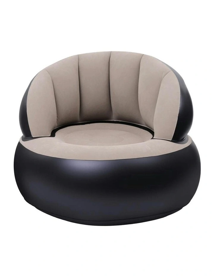 Blow Up  Air Folding Inflatable Sofa in Black image 2