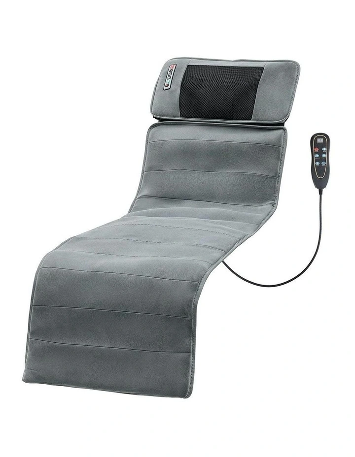 Massage Mat 10-nodes Vibration Heating Massage Cushion in Grey image 1