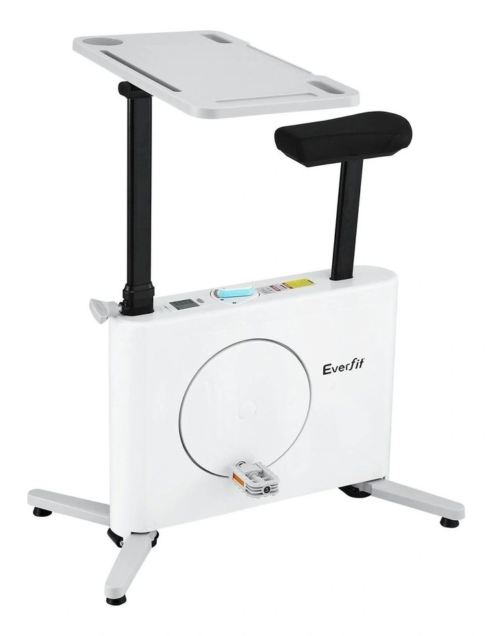 Exercise Bike Magnetic Desk Bike with Tabletop Fitness Home Workout Gym image 1